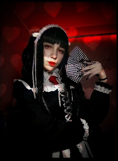 Japanese Lolita Gothic Dress photo review