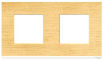 

UNICA pure maple/white frame 2 horizontal nu600483