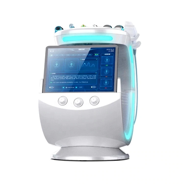 US $1.599.00 High Tec 7 In 1 H2O2 Hydro Dermabrasion Facial Rejuvenation And Skin Analyzer Machine With AntiAging Whitening