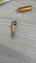 Stereo 4pin Wire-Connector Earphone-Plug Mini Jack 4-Poles 10pcs/Lot Aluminum-Shell