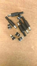 Female Jack Jacks-Socket-Adapter Panel-Mount-Connector Dc-022b-Supply Power-Pin 10pcs