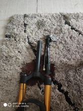 GIYO-Bomba de aire plegable GS-02D de alta presión para bicicleta, hinflador de 300 psi, con palanca, calibrador para horquilla y suspensión trasera, para bicicleta de montaña