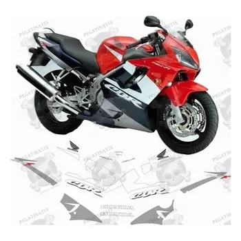 

HONDA CBR 600F YEAR 2002 STICKERS vinyl size ORIGINAL