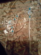 Niños Cosplay juguetes corona de fiesta de cumpleaños corona Frozen varita mágica juguetes Sofia Elsa princesa encantadora niñas niños accesorios para el pelo