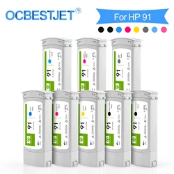 OCBESTJET – cartouche d'encre pigmentée pour imprimante HP 91, pour modèle Designjet Z6100, Z6100ps 