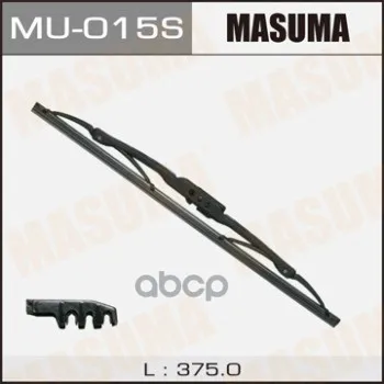 Дворник 15, Крюк(375мм)Эконом Masuma арт. MU-015S