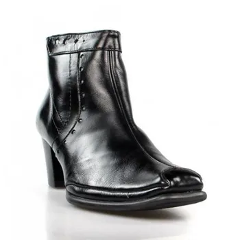 

Leather ankle boots Black. x282