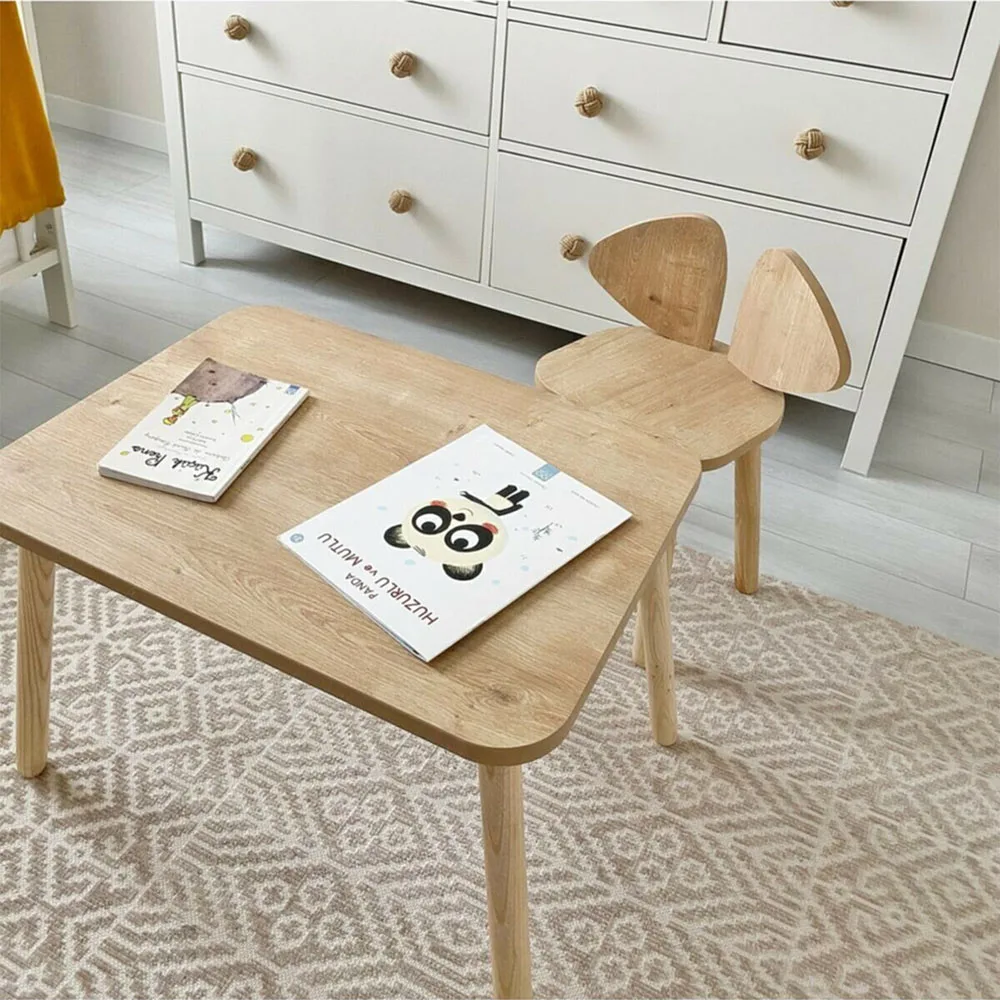Kids Desk Chair Wooden Activity Game Study Writing Your Fun Set and | Мебель