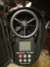 HoldPeak HP-866B Anemómetro Digital anemómetro medidas la velocidad y temperatura del viento HP866 medida herramienta venta al por mayor