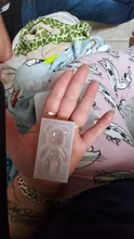Moldes UV de silicona con forma de oso para joyería, moldes de resina para joyería, DIY, llavero, juguetes para niños