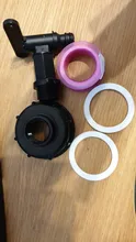 Connector-Valve Hose-Switch-Fittings Tank-Tap Garden-Hose Thread Plastic Ibc 2x3/4-1/2-