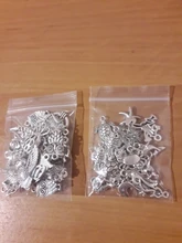 20 piezas de Metal Vintage tamaño de la mezcla/estilo al azar organismo marino abalorios de peces para fabricación de joyería Diy joyería hecha a mano