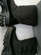 Botas de Mujer antideslizante impermeable de invierno nieve Botas Plataforma de las mujeres de invierno zapatos con grueso de Botas de Mujer de alta del muslo Botas