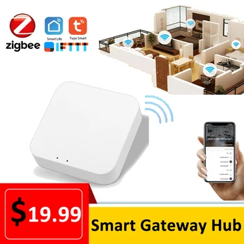 

Smart Gateway Hub Smart Home Bridge Tuya / Smart Life APP Wireless Remote Controller for Tuya ZigBee 3.0 Smart Products