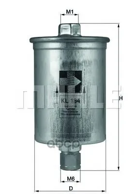 Фильтр Топливный Audi Mahle/Knecht арт. KL184