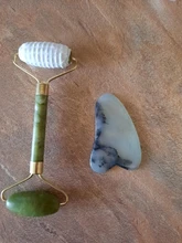 Gua Sha-Rodillo de Jade rascador Estiramiento Facial, herramienta de masaje de arrugas antienvejecimiento, masajeador Facial desintoxicante, Gua Sha