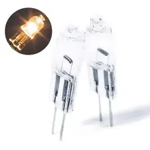 1 шт./партия, супер яркая прозрачная галогеновая лампа G4, вставленная хрустальная лампа, 10 Вт/20 Вт, 12 В, теплый белый внутренний свет