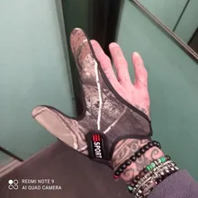 Guantes de pesca de neopreno, medio Protector, antideslizantes, anticortes, dos dedos, para pescar, accesorios para exteriores, 1 Uds.