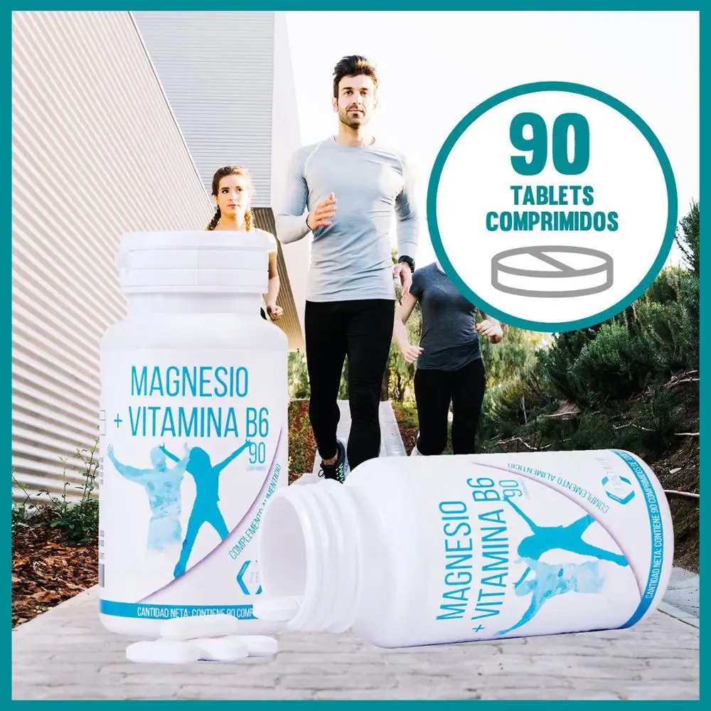 Magnessium with vitamin B6 | Reduces tiredness | Magnessium and B6 Increases the daily Energia | 90 tablets Zentrum Magnessium with vitamin B6 | Reduces tiredness | Magnessium and B6 Increases the daily Energia | 90 tablets Zentrum