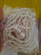 125cm doble nudo perlas simuladas collar con borlas largo Largo anudado collar borla Mujer suéter de moda de la joyería de Boho