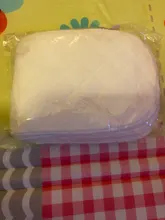 10 unids/set reutilizable ropa de pañales de bebé pañal 3 capa insertar 100% de algodón lavable bebé respetuoso del medio ambiente de pañal