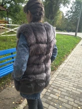 Fur Vest Coat Jacket Gilet Faux-Fox Winter Women Fashion Luxury Warm 4XL High-Quality