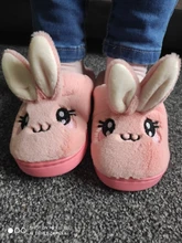Plush Slippers Indoor Shoes Baby-Girls Rabbit Boys Winter Children's Home Cute New Furry