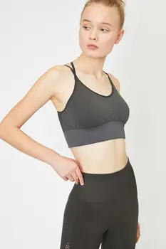

Koton Women Gray Sport Bra 0 YAK32935YK