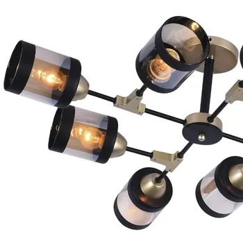 

Ceiling interior chandelier Paula in modern style, 60 W, e27, for 8 lamps