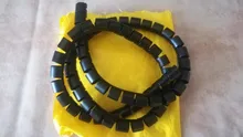 Organizador de Cable de 1m de 8/10/15/20/25mm, espiral de protección, envuelto sinuoso, Protector de Cable, cubierta de tubo (sin localizador de Cable)