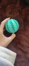 Pelota de goma para perros y cachorros, juguetes de perros divertidos para limpieza de dientes, productos para mascotas