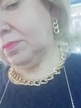 Modyle-collares de Color dorado estilo Punk Vintage, cadena gruesa, collares y colgantes, joyería para mujer, venta al por mayor