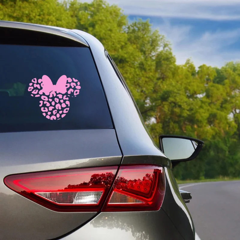 Car Accessories Stickers Female Mouse Hear Ears Decals Spoof or