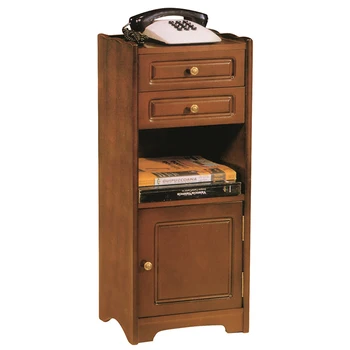 

FURNITURE TELEFONERA WITH DOOR, VARNISHING, MOUNTED, SPANISH