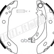 Колодки Барабанные Mb A-Classe 1052.122 fri.tech. арт. 1052.122