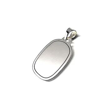 

Pendant 925 sterling silver m 28mm. Sheet Oval [AA8281]