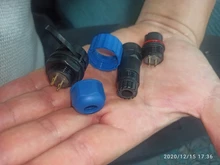 Conector a prueba de agua SP16 IP68, enchufe macho y hembra de 2/3/4/5/6/7/8/9 Pines, conector de Cable de montaje en Panel, enchufe de aviación