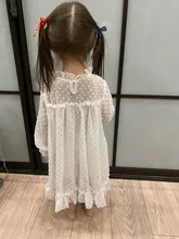 Autumn Kids Dresses for Girls Spring Cute Little Girl Long Sleeve Princess Dress Lace