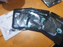 Mascarilla ostentoso con diamantes de imitación para mujer, máscara de fiesta de lujo, lentejuela brillante, antihumo, 4 Uds.