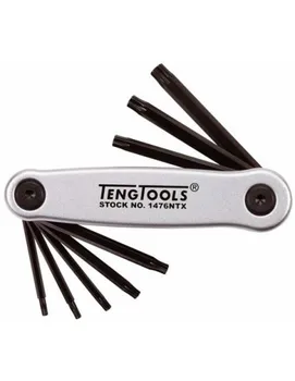 

TENGTOOLS 151480100 SET TORX KEYS FOLDING 1476NTX 8 PCS