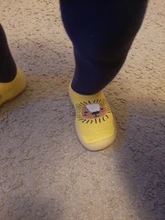 Zapatos antideslizantes para niños, Calcetines antideslizantes de algodón para recién nacidos, con suela de goma, calcetines para interiores de dibujos animados