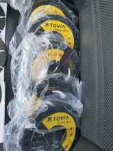 TOVIA-disco de molienda abrasivo de 115mm, disco con tira de polietileno, rueda amoladora, elimina la pintura de óxido del coche, disco de molienda de 125mm para amoladora angular