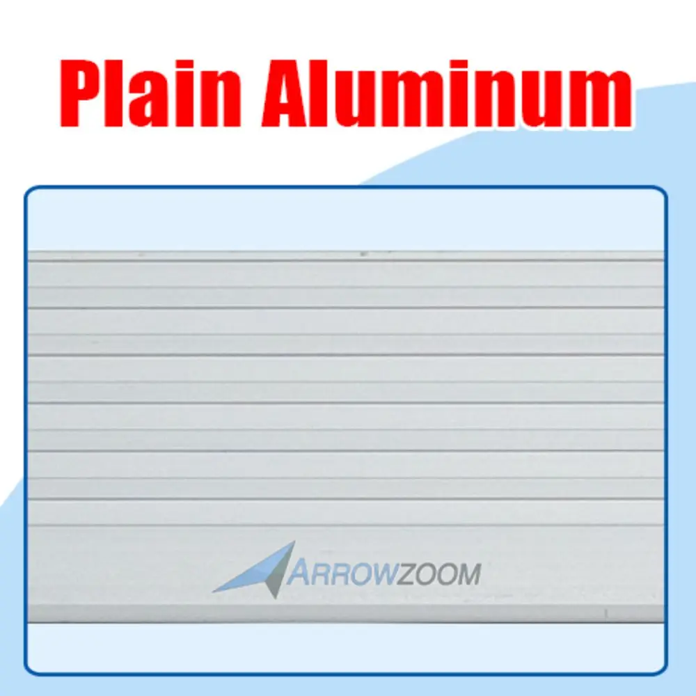 Arrowzoom противоскользящие полосы анодированный алюминиевый лестничный нозинг резиновый нос лестничные ступени KK1180 - Цвет: Plain Aluminum