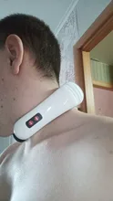 Masajeador eléctrico de pulso para espalda y cuello, herramienta de relajación para el cuidado de la salud, masajeador Cervical inteligente con calefacción por infrarrojos
