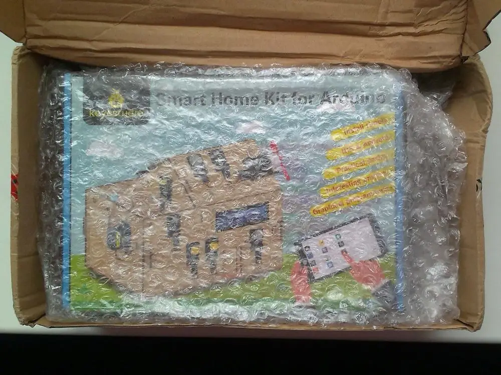 Отзыв о товаре Набор Keyestudio для умного дома, сделай сам с платой плюс, стартовый набор для Arduino, сделай сам, стержень, сделай сам, электронный комплект, соответствие CE (без батареи) от пользователя O***k