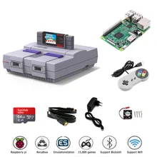 Retroflag TV Video Spielkonsolen SUPERPi CASE-U Mit Recalbox System Raspberry Pi 3B Retro Game Player Bulit-in 10000 + spiele