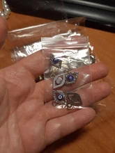 5 uds. Amuleto de ojo malvado pulsera de diamantes de imitación DIY cristal medallón de memoria viva accesorios pendientes COLLAR COLGANTE hallazgos