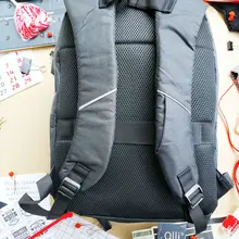 CEAVNI-Mochila impermeable con carga USB para hombre, bolsa de negocios informal Oxford para ordenador portátil de 15,6 pulgadas