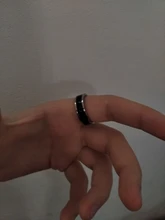 Anillo de plata de primera ley y titanio para hombre y mujer, sortija, plata esterlina 925, Circonia cúbica, zirconia, circonita, zirconita, diseño Simple, blanco y negro, aniversario