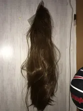 Sivir-peluca sintética de Color marrón medio para mujer, pelo largo y liso con parte media de línea de pelo Natural